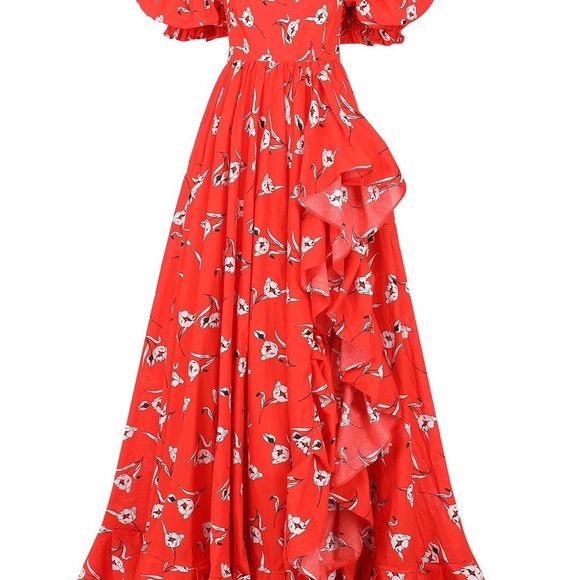 Selkie red floral Sweet Caroline maxi dress - Picture 4 of 4